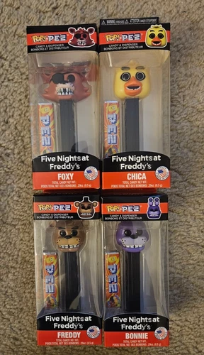 Funko Pop! PEZ: Five Nights at Freddy's - Bonnie , Chica , Freddy , And Foxy