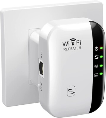WIFI Extender  2.4G  Repeater Wireless Long Range Coverage WIFI Signal Booster.
