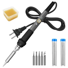 60W Digital Electric Soldering Iron Kit Tempe Adjustable Welding Tool Solder Gun