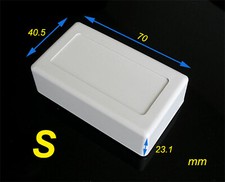 US Stock 10pc DIY White 70x41x23mm New Black Plastic Project Box Electronic Case
