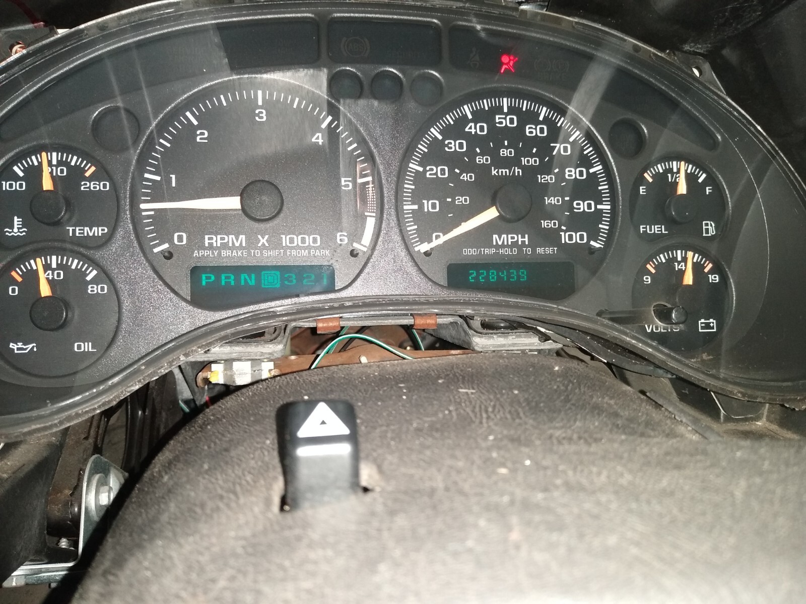19982005 Chevy S10 GMC Sonoma S15 Speedometer Instrument Cluster