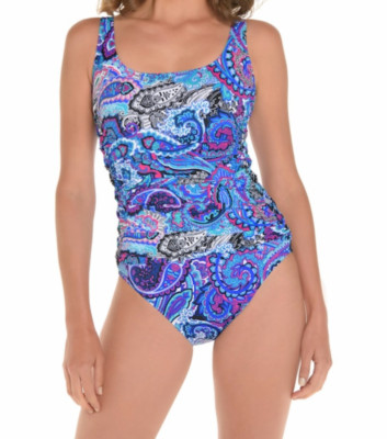 New Trimshaper Women/'s Gypsy Falls Averi One Piece Swimsuit All Sizes