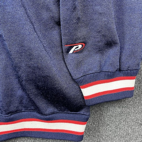 New England Patriots Pro Player Mens Size L Pullover Sweatshirt 1/4 Zip Navy - Picture 4 of 12