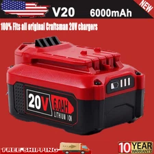 20V for Craftsman CMCB204 V20 Li-ion Battery 6.0ah CMCB204CK CMCB202 CMCB206 NEW