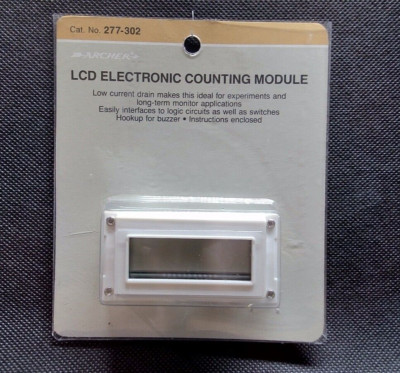 Archer / Radio Shack 277-302 / 277-0302 LCD Electronic Counting Module - New