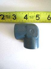 AN939D10 Elbow 7/8" Thread Size Aluminum Blue Fitting 90 deg. Alt. to AN927D10
