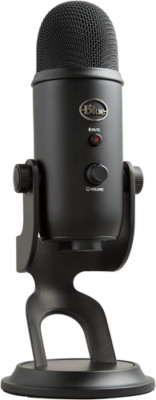 Logitech for Creators Blue Yeti USB-Mikrofon für Aufnahmen, schwarz 