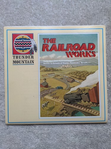 The Railroad Works Thunder Mountain 1984 Apple II 5,25" disquete - Imagen 4 de 8