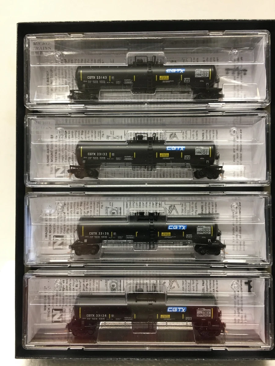 N Scale Micro Trains MTL Sp Run 14 124 PWRS CGTX Tank Car 4 Pack