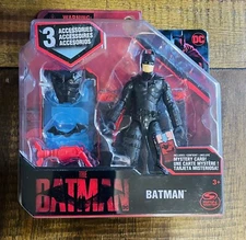 DC Comics The Batman (2022) 4-inch Action Figure with 3 Accessories New Sealed