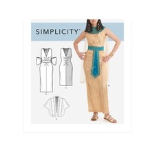 Simplicity Sewing Pattern 9167 Womens Size 14-22 Costume Dress Stole Uncut FF