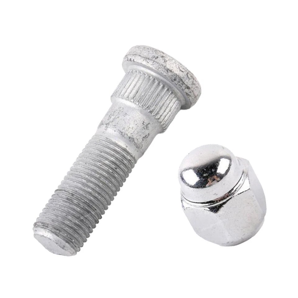 Car Metal Wheel Hub Bolt Stud Nuts Kit Fits For Subaru 28365FE001+28171AG000 - Image 4 of 4
