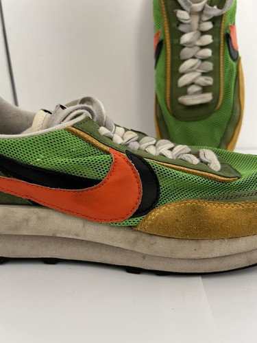 Nike Sacai x LDWaffle Green Gusto Größe UK 8,5 | BV0073-300 Grün Gelb OG - Bild 3 von 19