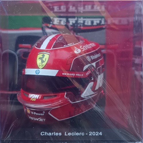 CHARLES LECLERC (2024) HELMET TUTTI I CASCHI DEI PILOTI FERRARI N.#88 - Bild 2 von 11