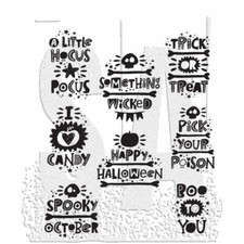Tim Holtz Stampers Anonymous "HALLOWEEN WHATNOTS" Stamp Set CMS491 2024