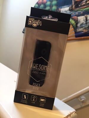 2200 mAh Externer Tragbarer USB Akku Ladegerät Powerbank Handy iPhone LG