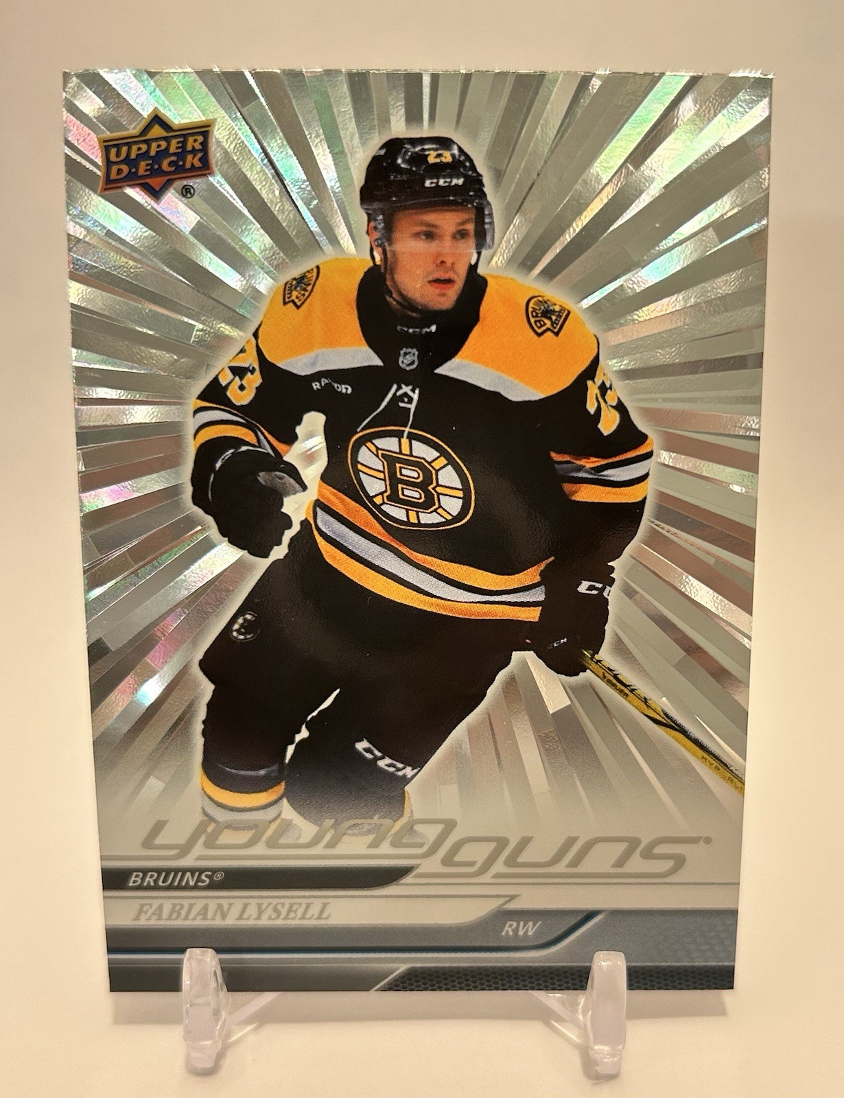 2024 Upper Deck Extended Series Young Guns Outburst Silver Fabian Lysell #721