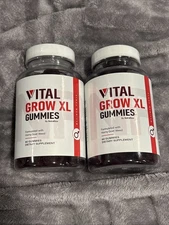 (2 Pack) Vital Grow XL Gummies For Men - Advanced Vitamin Supplement Exp 11/25