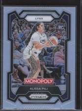 2024 Panini Prizm Monopoly WNBA #72 Alissa Pili RC Silver Prizms - Lynx