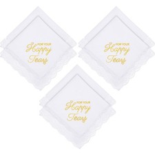 Amylove Happy Tears Handkerchief Mother of The Bride Gifts Wedding Gifts on W...