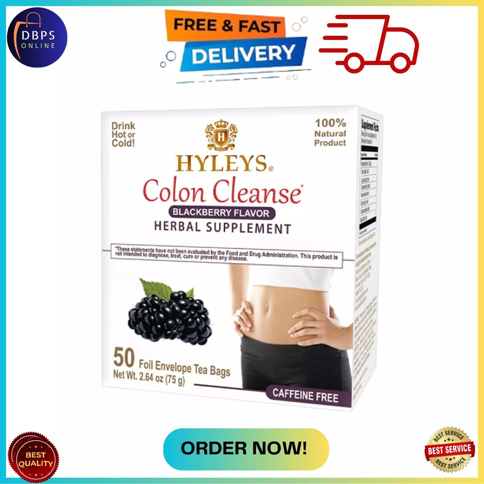 Wellness Colon Cleanse, Blackberry, 50 Count, 1 Pack
