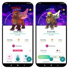 Pokemon Shiny Dynamax Entei - Dark Skies Background  (Pls read description)