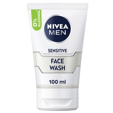 Image of Sensitive Face Wash with Zero Percent Alcohol (100 ml) Men s Face Wash with