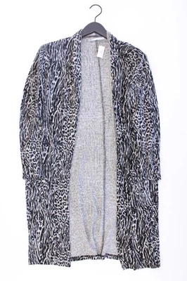 Only Strickjacke Regular Cardigan für Damen Gr. 36, S mit Tierdruck Langarm grau - Bild 1 von 4