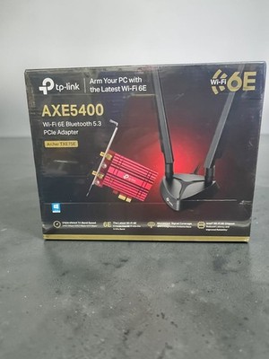 TP-Link AXE5400 Wi-Fi 6E Bluetooth 5.2 PCIe Adapter Archer TXE75E New Sealed
