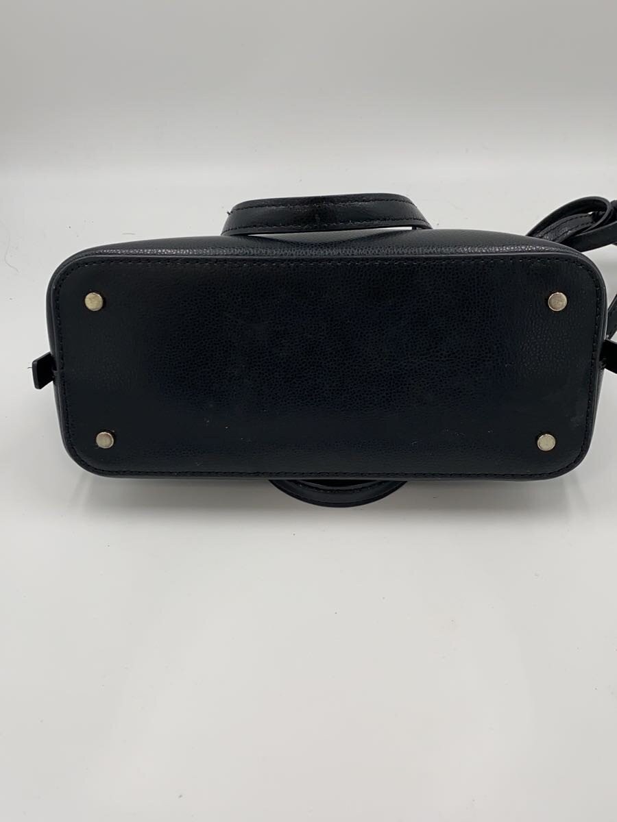 Kate Spade New York Shoulder Bag, Cowhide Leather, Black, Solid Color, 0102760