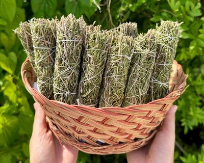 Rosemary Sage Smudge 4'' Sticks:  Choose How Many (Wholesale Lots, Fresh Premium)