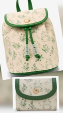 NEW Studio Ghibli  My Neighbor Totoro Botanical Floral Backpack  WALLET Set