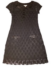 Vintage Black Sheath Dress Black Womens Size 8P Lined Y2K