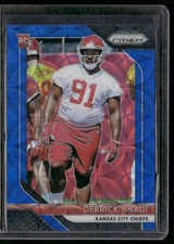 2018 Panini Prizm #265 Derrick Nnadi Prizm Blue Scope #/99