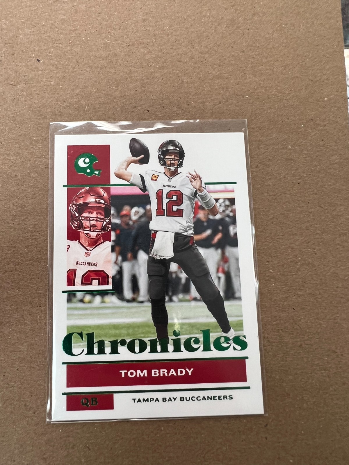 Tom Brady 2021 Panini Chronicles Green Foil #89 NrMt