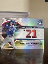 2023 Bowman - Bowman Scouts Top 100 Pete Crow-Armstrong #BTP-21 (RC)