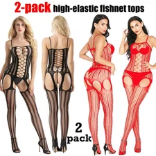 Cozy Feel Bodystocking Women Sexy Lingerie Bodysuit Nightwear Sleepwear 1210