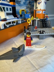 LEGO City: Coast Guard Patrol Boat & Tower (7739) - 95% COMPLETE, NO BOX