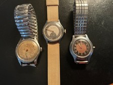 WW2 LOTTO OROLOGI VINTAGE ANNI 40 GIRARD PERREGAUX SEA HAWK, ONSA E HELBROS