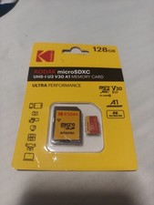 New KODAK Memory 128GB U3 4K Micro SD Card 128 GB Microsd UH Ultra Fast Legit
