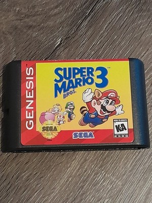 Super Mario Bros 3 Sega Megadrive / Genesis Cart Only 16 Bit