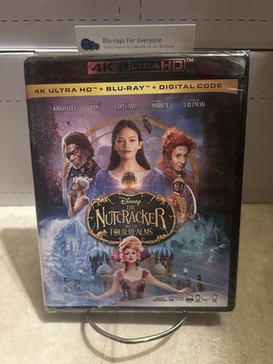 The Nutcracker and the Four Realms 4K UHD Blu-ray + Digital [2018] Ship Next Day