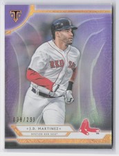 2018 Topps Triple Threads J.D. Martinez #56 Amethyst /299 BOSTON RED SOX