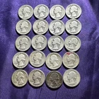 Lot of 20 Silver Washington Quarters