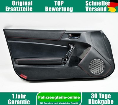 Türverkleidung Türpappe vorn links Leder rote Naht Toyota GT 86 ZN6 SU00304421
