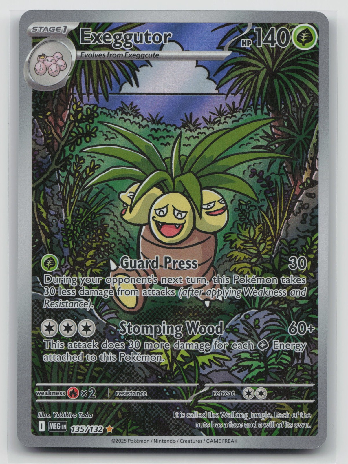 Exeggutor Holofoil ME01: Mega Evolution 135/132 NM