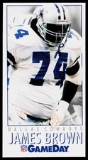 James Brown, 1992 Gameday, #205, Dallas Cowboys, RC