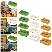 Miniature Sofa Miniature Toy Model Classic Artificial Living Room Ornament