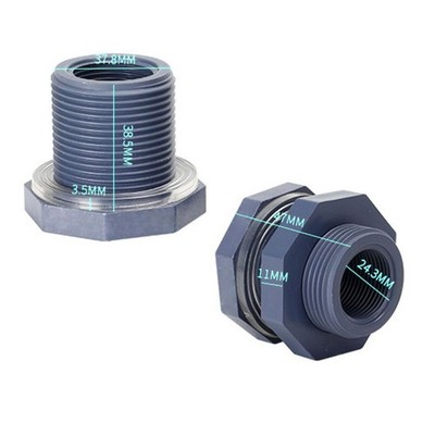 Bulkhead Fitting Adapter 6 Minutes/1''/1.2''/1.5''/2'' Internal Thread