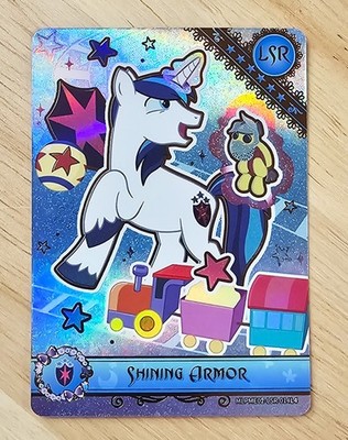 My Little Pony Card Shining Armor MLPME02-LSR-014L4 LSR Moon Edition NM